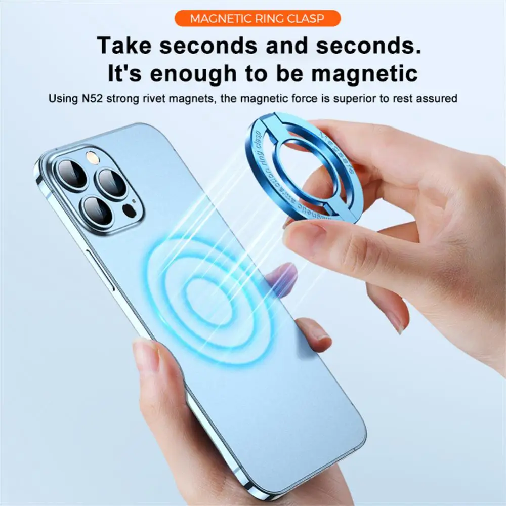 Magnetic Ring Phone Holder | Finger Grip Kickstand for iPhone 12-14 Max 6