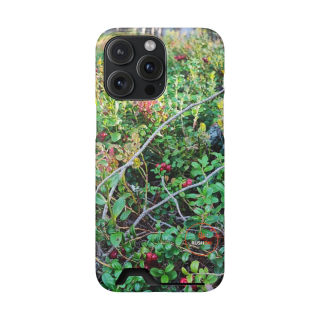 Wild berry bush phone case 44
