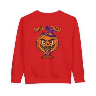 Jack-o'-Lantern Witch Pumpkin Toddler Sweatshirt 16