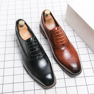 Men's Lace-Up Pointed Business Shoes | Formal Casual Leather Shoes 3