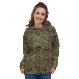 Unisex Hoodie, digital green camo 6