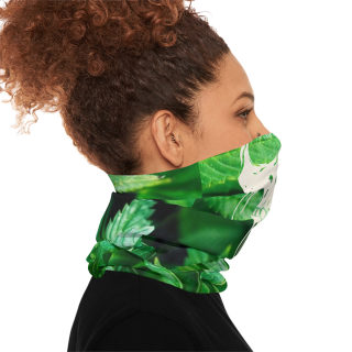 Marijuana Leaf Skull Neck Gaiter 6
