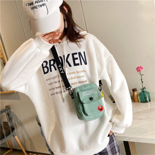 Korean Ins Style Canvas Messenger Bag for Women | Student Shoulder Bag 5