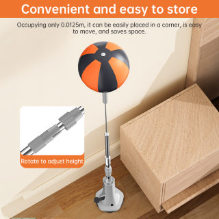 Adjustable Height Freestanding Punching Bag | Reflex Training Ball, Boxing 4