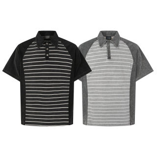 Striped Patchwork Lapel Shirt | Men's 5