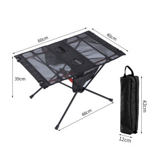 Ultra-Light Folding Camping Table | Portable BBQ Picnic Table with Phone Holder 2