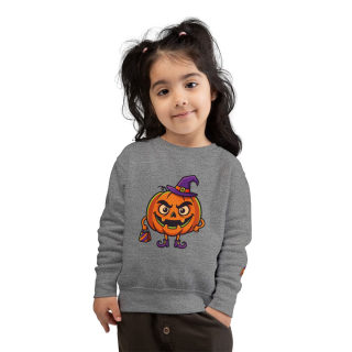 Jack-o'-Lantern Witch Pumpkin Toddler Sweatshirt 44