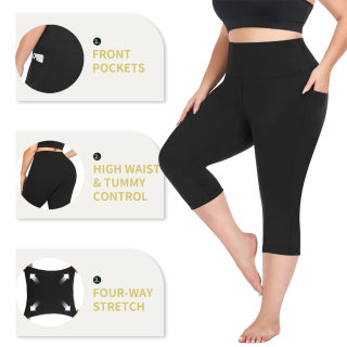 Milk-Silk 7/8 High-Waist Yoga Pants with Pocket 2
