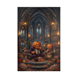 Pumpkin-Head Candy Feast Puzzle 110- 1014 Piece | Halloween Jigsaw 6