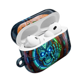 Neon Skull Pumpkin AirPod Case 17