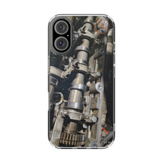 Engine valve mechanism phone case