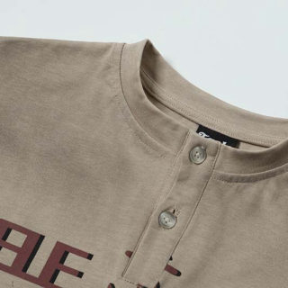 Fake Two-Piece Spray Paint Letter Print Long Sleeve Shirt | American Retro 2