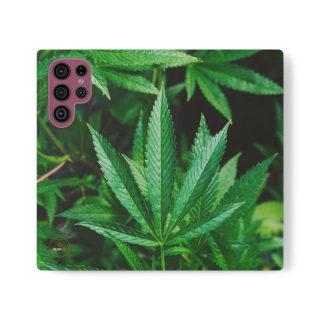 Marijuana leaf flip case 3