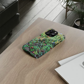 Wild berry bush phone case 121