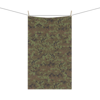 Green Digital Camo Tea Towel | Camouflage Kitchen Towel 5