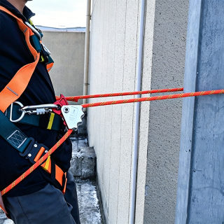 Auto-Locking Carabiner & Rope Grab | Fall Protection Safety Hook 6