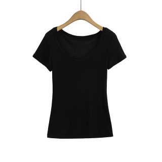 U-Neck Loose T-Shirt 5