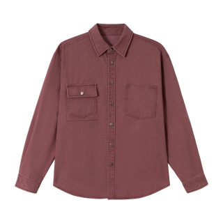 Solid Color Long Sleeve Shirt | Unisex
