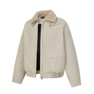 Reversible Wool Fleece Jacket, Short and Thickened 6