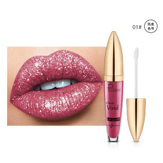 Pudaier Glitter Matte-Pearl Lip Gloss, Non-Sticky 4