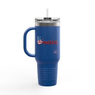 'Merica Peace Hand travel mug, 40oz insulated tumbler 31