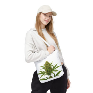 Cannabis Bud Illustration Tote | Botanical Cannabis Plant Tote 67