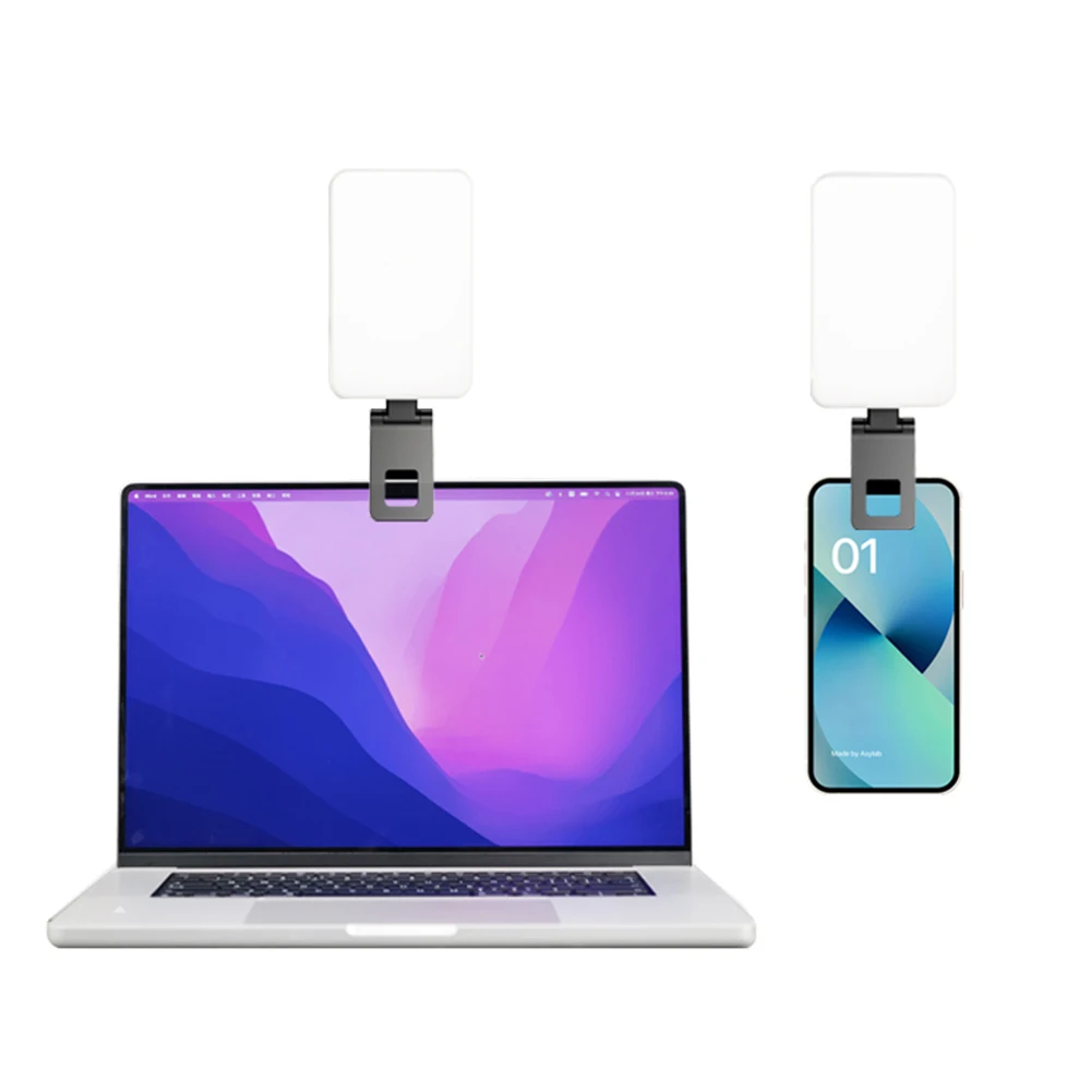 Mini Portable Phone Fill Light | 5 Color Temperature Video Conference Light 4