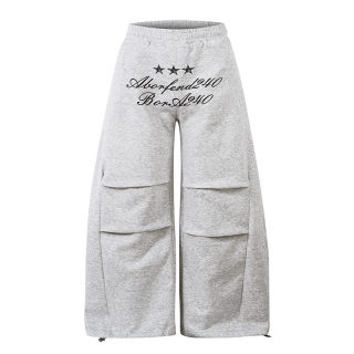 Wide-Leg Relaxed Tapered Sweatpants for Women | Casual Comfortable 4