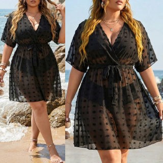Beach cover-up (tie-up)