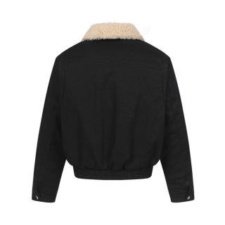 Reversible Wool Fleece Jacket, Short and Thickened 2