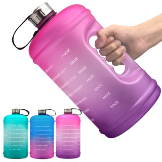 1 Gallon Sports Water Bottle | Gradient PETG Fitness Jug
