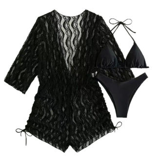 Mesh bikini set (long-sleeve) 5