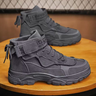 Men's High-Top Martin Boots, British-Style Workwear Boots 2