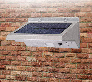 Solar 21-LED Wall Light with Motion Sensor