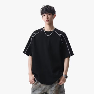 Men's Street Style Loose Casual Half-Sleeve T-Shirt 3