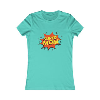 Super Mom Comic Burst T-Shirt | 80s Retro Graphic Tee 9
