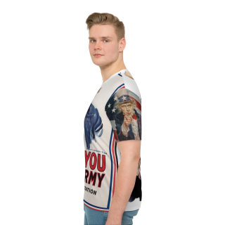 Uncle Sam I Want You poster T-Shirt | All-Over Print 6