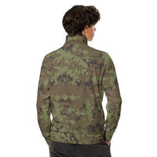 Unisex Track jacket,  digital green camo 4