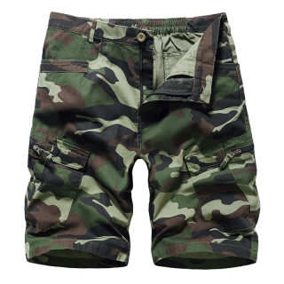 Men's Loose-Fit Camo Workwear Capri Shorts 3