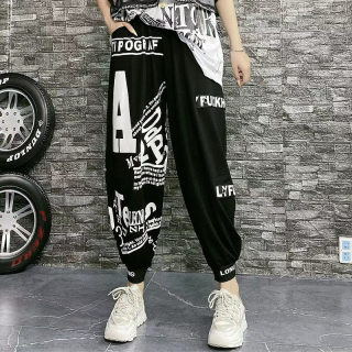 Casual Letter Print Leggings for Women | Trendy Plus Size Pants 5