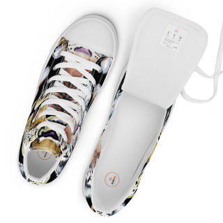 Men's High-Top Canvas Shoes "Lion Print" 7