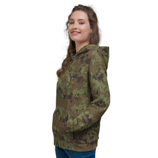 Unisex Hoodie, digital green camo 11