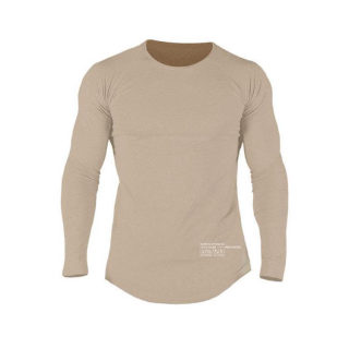 Men's Long Sleeve Elastic Quick-Dry Fitness Training Top