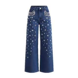Loose Slimming Straight Leg Denim Jeans 4