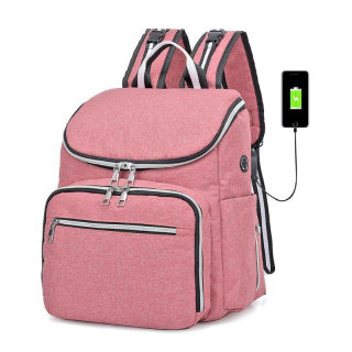 Fashionable Waterproof Multi-Function Diaper Bag Backpack 5