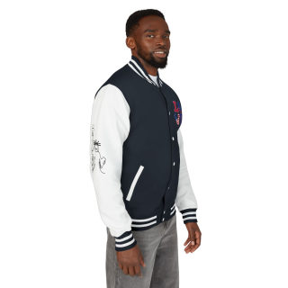 Trick or Treat Jack-o'-Lantern Letterman Jacket | Halloween Varsity Jacket 94