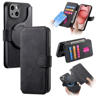 MagSafe Compatible Phone Case | Magnetic Flip Leather Cover for iPhone 14/15/16 6