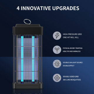 Dual-Use UV Mosquito Killer Lamp | Outdoor Electric Fly Trap 5