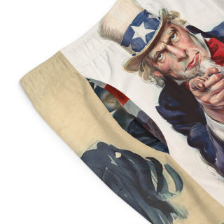 Uncle Sam I Want You board shorts | Men's Board Shorts, Patriotic USA Print 8