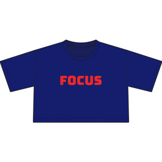 FOCUS graphic cropped tee 5